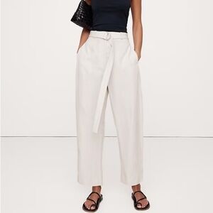 Banana Republic High Rise Tencel Linen Pants